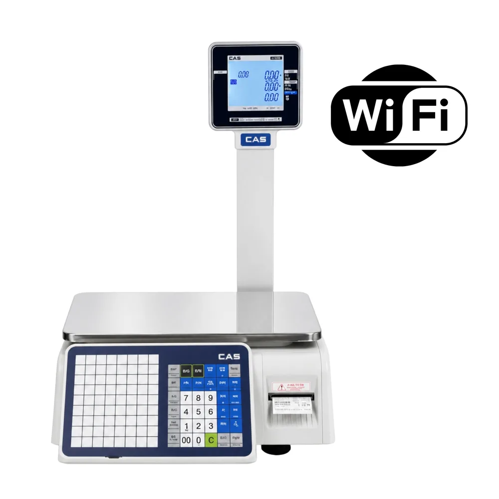 CAS CL3000 Barkodlu Terazi wifi| Etiket & Fiş Yazıcılı
