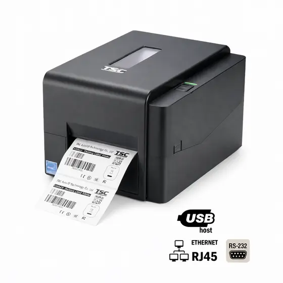Tsc TE 210 Masaüstü 203dpi Barkod Yazıcı