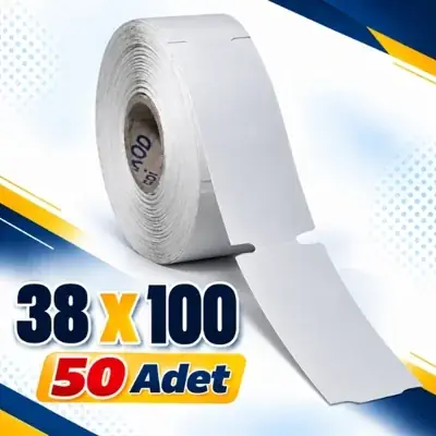 Raf Etiketi 50 Adet 38 x 100 350 Sarım